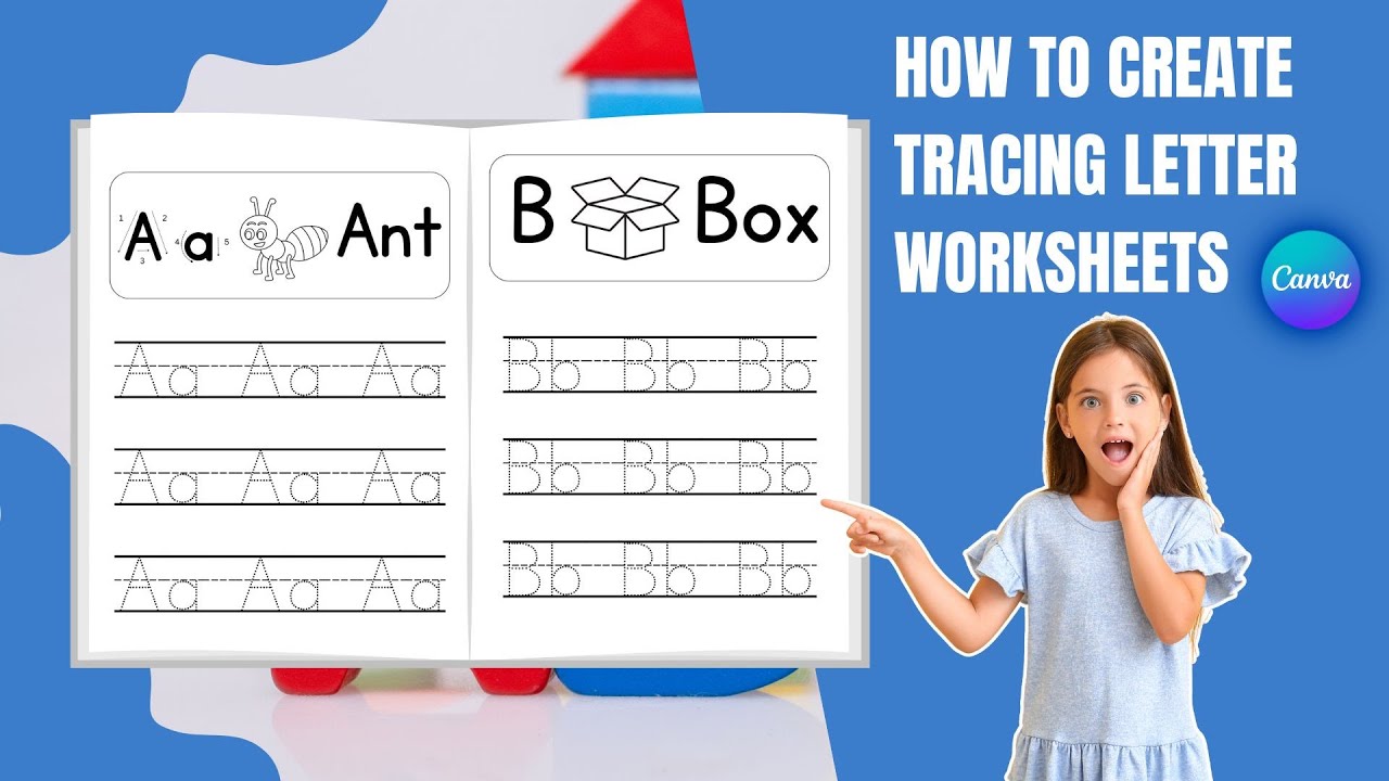 How To Create Tracing Letters In Canva