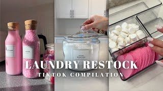 Calm Aesthetic Laundry Restock  🧻🧺 ASMR  | TikTok Compilation