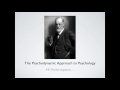 the psychodynamic approach