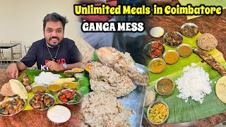 Unlimited Meals \u0026 Non Veg வேட்டை in Coimbatore | கோவை மக்கள் அலைமோதும் வீட்டு முறை உணவகம்