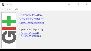 Push project on GitHub with git GUI