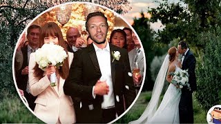 Exclusive: Dakota Johnson and Chris Martin's private wedding photos today