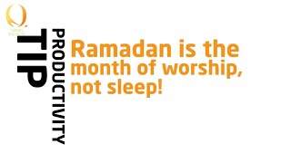 Month Of Worship   Not Sleep! ᴴᴰ ┇ Ramadan Reminder