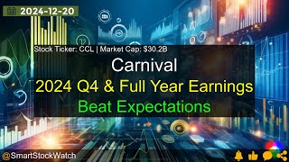 Carnival (CCL|$30.2B) - 2024 Q4 \u0026 Full Year Earnings Analysis