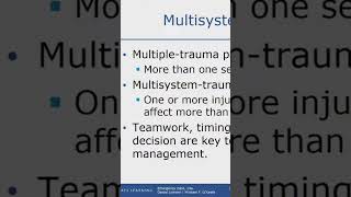 EMS Platinum Ten (10 min) Rules-Multi System Trauma #education #emt #trauma #traumaticbraininjury