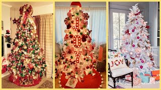 60 of the most inspiring rustic Christmas trees||modern Christmas trees designs