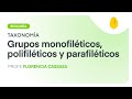 Grupos monofiléticos, polifiléticos y parafiléticos | Biología | Taxonomía | V2 | Egg Educación