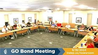 GO Bond Committee 9/18/2024