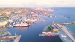 Tiny Helsingborg - A tilt shifted story from the sky