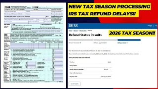 2026 IRS TAX REFUND UPDATE - NEW Refunds Approved, Delays, Transcript Updates, Processing Issues
