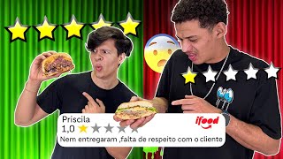 PIOR vs MELHOR HAMBURGUER do IFOOD! *não vale 1 real?!🤢*