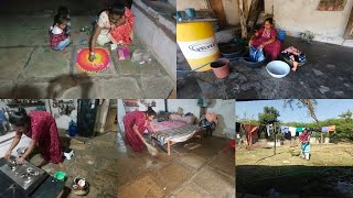 🥰🙏 राम जी की कृपा से फिर से दिवाली आई indian mom busy  morning routine🙏🥰