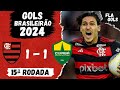 GOLS FLAMENGO 1 X 1 CUIABÁ | 15ª RODADA BRASILEIRÃO 2024 | FlaGols