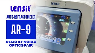 LENSit Auto-Refractometer AR-9 Demo at Noida Optics Fair Exhibition - Nov 2021 // Autoref AR9