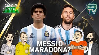 DE ZERBI ALLA BOBO TV | Meglio Messi o Maradona? | Calcio con la F