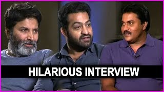 Aravinda Sametha Movie Team Hilarious Interview | Jr NTR | Trivikram | Sunil