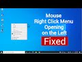 FIXED! - Mouse Right Click Menu Opens on The Left Side