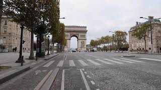 Pierwszy dzień drugiego lockdownu w Paryżu