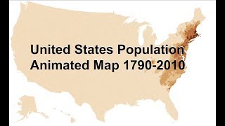Animated map of population density in the U.S. (1790 – 2010)