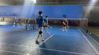 พี่เชษ + มาร์ค //พี่วิน +พี่ฟาง (ไป-กลับ) #กุ๊งกิ๊งชวนตีแบด #badminton #badmintonlovers #bad #ตีแบด