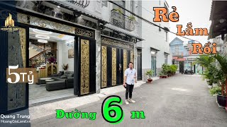 Bán Nhà Gò Vấp , Chỉ Với 5 Tỷ Có Ngay Nhà Đường TO - Khu Nội Bộ Mát Mẻ - 3 Tầng Đầy Đủ Công Năng