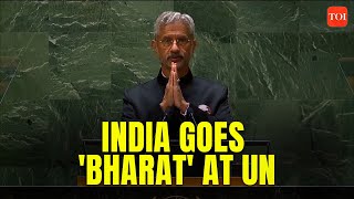 S. Jaishankar's UN Address: From 'Namaste from Bharat' to 'India that is Bharat’