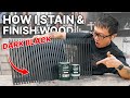 How to STAIN AND FINISH Furniture || Apply Rubio Monocoat