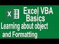 Excel VBA Programming Basics Tutorial # 6 | Introduction to Object Variables and Formatting