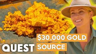 Jacqui & Andrew's $30,000 Gold Haul Reveals The Source Of Gold On Remote Claim | Aussie Gold Hunters