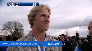 Ryner Swanson at the BYU Alumni Game | 3.22.24