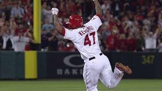 TEX@LAA: Kendrick drills walk-off double in the 10th