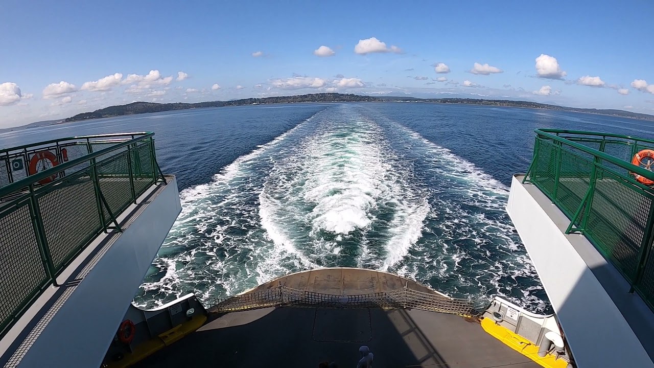 Taking The Bainbridge Island Ferry To Seattle, Washington - YouTube