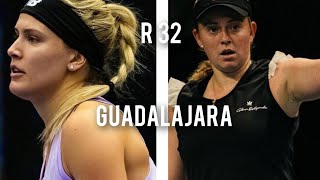 Jelena Ostapenko VS Eugenie Bouchard | WTA Guadalajara Mexico 2022 | Round of 32