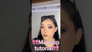 Tutorial de maquillaje, color rosado y cafe🎀🧸 #makeuptutorial #viralshorts #viralvideo