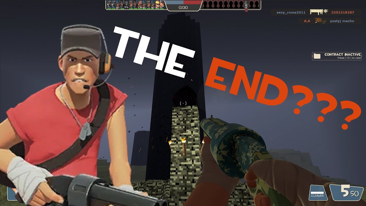 Going To The End In Tf2 Minecraft Map Youtube