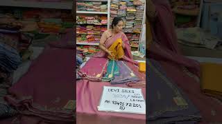 Highlight 5:05 - 10:05 from DEVI SILKS is live!Mangalagiri kalmkari print #class tissue  work sarees