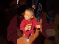 程宝候场休息间隙补充能量😎 萌娃敲鼓 cute cutebaby 宝宝 funny baby