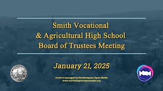 SVAHS Board of Trustees | January 21, 2025