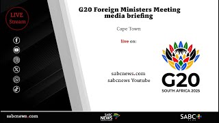 G20 Finance Ministers and Central Bank Governors media briefing