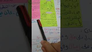 مراجعة دروس الغة العربية السنة الثانية متوسط الفصل الاول تحضيرا للاختبار والفرض