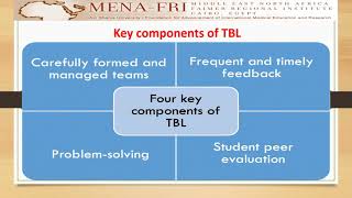 Team Based Learning (TBL) concept & principles