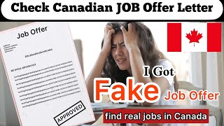 How to Check Canada Fake Job Offers | Get Real Jobs in Canada 2022 | Canada Immigration | Canadian