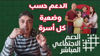 دخل تعرف حسب الوضعية ديالك واش غادي تشد الدعم و شحال غادي تشد