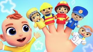 Finger Family Song (Jobs Version) + MORE Nursery Rhymes \u0026 Kids Songs | Tinytots