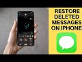 4 Best Ways to Recover Deleted Text Messages on iPhone and iPad (2022)