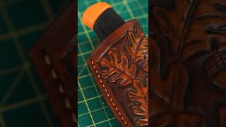 Classic Knife sheath! #handmade #leathercraft