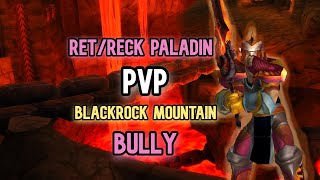 Classic ERA - RET/RECK Paladin PvP in BRM (28 hour stream highlights)