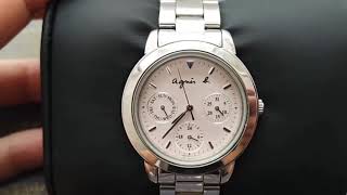 Agnes b BYU062P1 Chronograph Watch