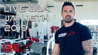 Kill your cardio boredom with THIS   ||   Live Q&A 16th Jan 2019