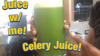 Juicing celery! Celery juice experience!
